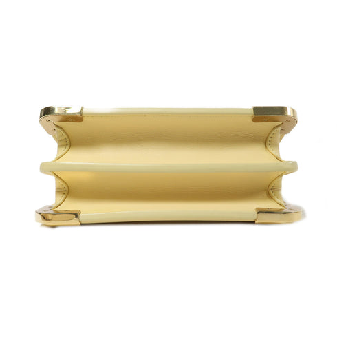 LOUIS VUITTON LV GHW Mini Dauphine Shoulder Bag M22597 Calfskin Leather Yellow