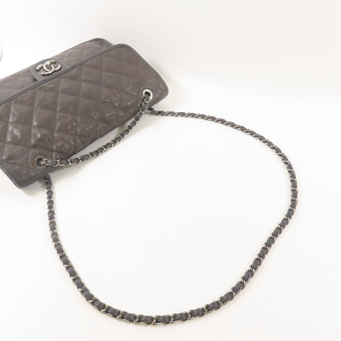 CHANEL CC SHW Chain Shoulder Bag Calfskin Leather v1