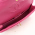 CHANEL Herringbone CC GHW Classic Flap 25cm Chain Shoulder Bag Leather Pink