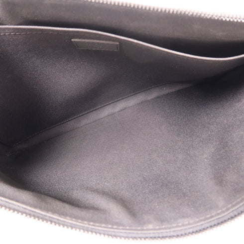 LOUIS VUITTON LV Pochette Discovery Clutch Bag M62903 Monogram Shadow Black