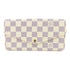 LOUIS VUITTON LV GHW Sarah Wallet N63208 Damier Azur White