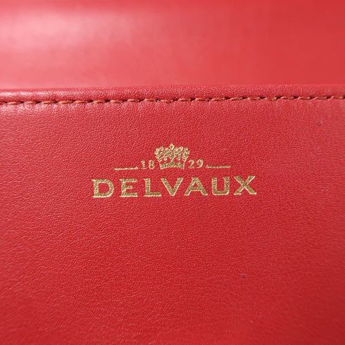 Delvaux GHW 2 Way Shoulder Bag Calfskin Leather