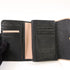 Miu Miu GHW Trifold Wallet 5ML225 Calfskin Leather Black Beige