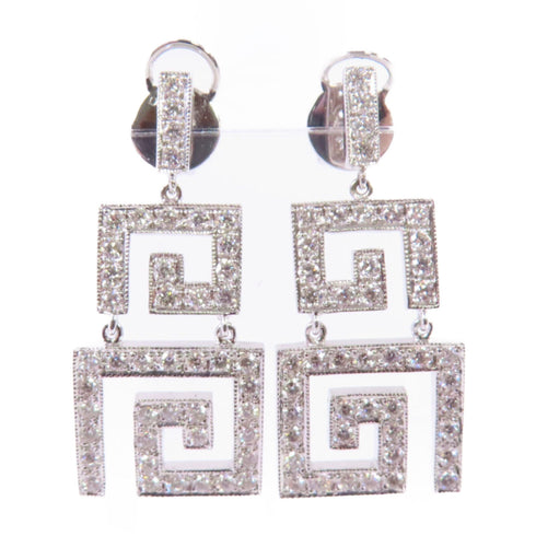 FINE JEWELRY 0.47ct Diamond Earrings 18K White Gold