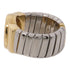 BVLGARI BLV Tubogas Ring US#4.5 18K Yellow Gold Stainless Steel