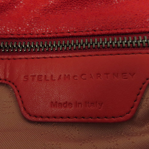 Stella McCartney SHW 2 Way Chain Shouder Tote Bag Canvas Red