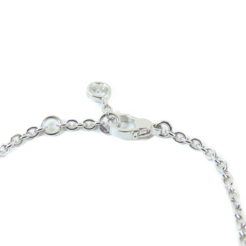 HERMES Finesse XS 0.55ct Diamond Bracelet 18K White Gold #14.25cm