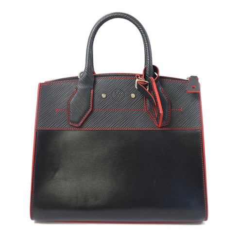 LOUIS VUITTON LV SHW City Steamer PM 2way Shoulder Bag M42525 Epi Black Red