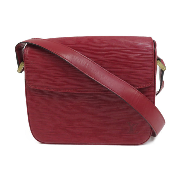 LOUIS VUITTON LV GHW Bushi Shoulder Bag Epi Leather M52203 Red
