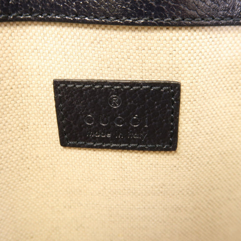 GUCCI GG SHW Ophidia GG Waist Bag 674081 Coated Canvas Black