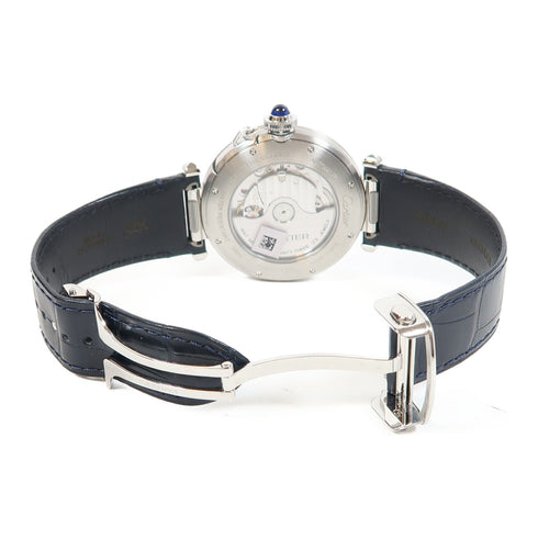 CARTIER Pasha 41mm Automatic Watch WSPA0010/2021 Stainless Steel/Leather White
