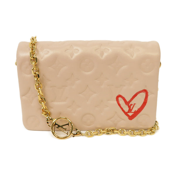 LOUIS VUITTON LV GHW Fall In Love Pochette Coussin Shoulder Bag M80834 Monogram