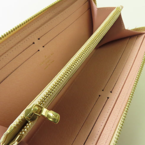 LOUIS VUITTON LV GHW Zipper Long Wallet N61264 Damier Azur White