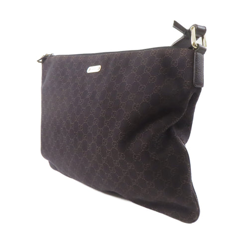 GUCCI GG SHW Shoulder Bag 190628 Canvas Brown