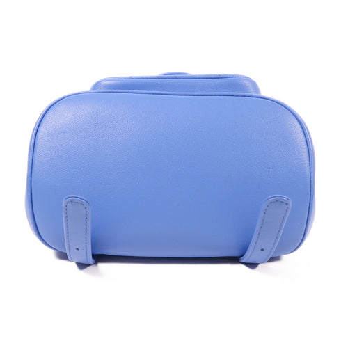 CHANEL CC GHW Duma Mini Backpack/Rucksack Lambskin Leather Blue