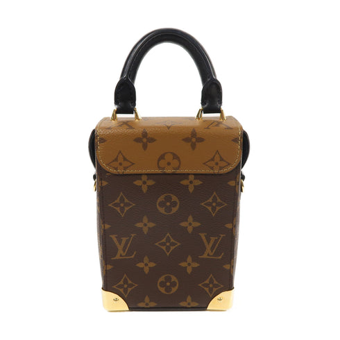 LOUIS VUITTON GHW Camera Box 2Way Chain Shoulder Hand Bag M82465 Brown