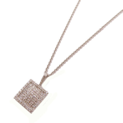 FINE JEWELRY Diamond Necklace PT900/PT850 Platinum