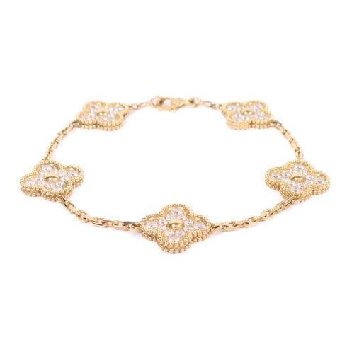 Van Cleef & Arpels Alhambra Bracelet 18K Yellow Gold