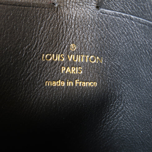 LOUIS VUITTON LV GHW Tuileries Pochette Pouch M63903 Monogram Brown Red