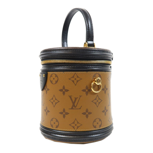 LOUIS VUITTON LV GHW Cannes 2 Way Shoulder Bag M43986 Monogram Reverse Brown
