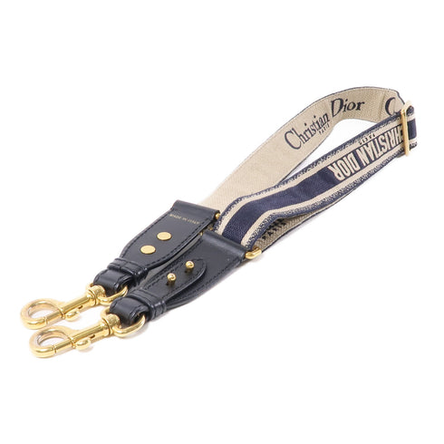 Christian Dior CD GHW Shoulder Strap Canvas Blue