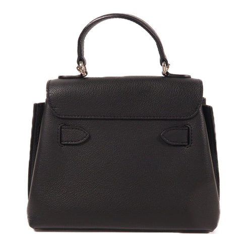 LOUIS VUITTON LV SHW Lockme Ever BB Shoulder Bag M53937 Calfskin Leather Black