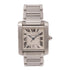 CARTIER Tank Francaise 2302 Automatic Watch Stainless Steel White v1