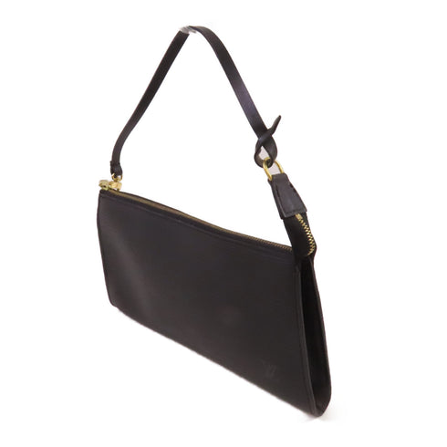 LOUIS VUITTON LV GHW Pochette Accessoires Pouch Handbag M52942 Epi Leather Black