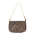 LOUIS VUITTON LV GHW Mini Pochette Accessoires Handbag M58009 Monogram Brown v1