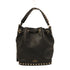 Valentino GHW 2 Way Shoulder Bag Handbag Calfskin Leather Black
