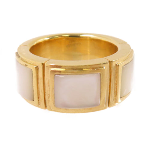 Mauboussin Mother of Pearl Ring US#5.25 18K Yellow Gold