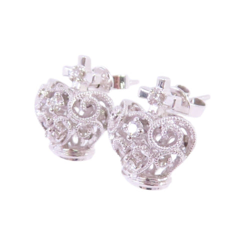 JEWELRY Diamond Earrings 18K White Gold v5