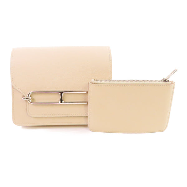 HERMES PHW Roulis Slim Wallet Evercolor Leather