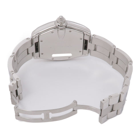 CARTIER Roadster W62002V3 Automatic Watch Stainless Steel Black