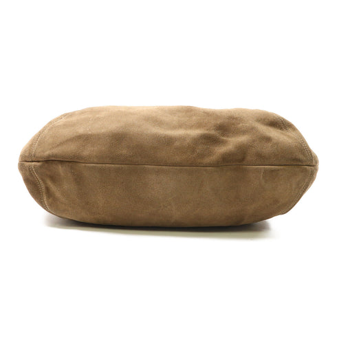 COACH SHW Tote Bag Handbag Suede Brown