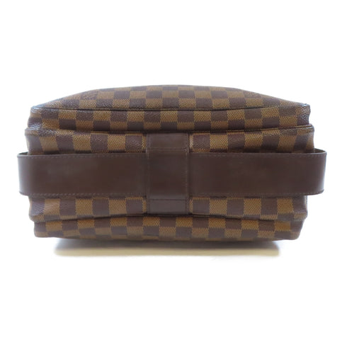 LOUIS VUITTON LV GHW Naviglio Shoulder Messenger Bag N45255 Damier Brown v4