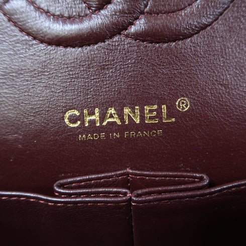 CHANEL Quilted CC GHW Classic Chain Shoulder Bag A01112 Lambskin Leather Black