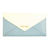 Miu Miu GHW Long Wallet Calfskin Leather Blue White