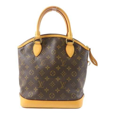 LOUIS VUITTON LV GHW Lockit Handbag M40102 Monogram Brown v3