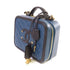 CHANEL Quilted CC Vanity Case Chain Hand Shoulder Bag Caviar Skin Leather Blue