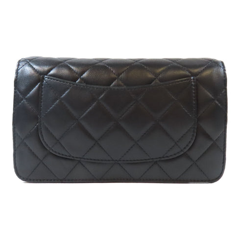 CHANEL Quilted CC GHW WOC Wallet On Chain Shoulder Bag AP3043 Lambskin Leather