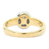 Fine Jewelry 0.60ct Diamond 4.3g Ring 18K Yellow Gold US#4.25