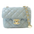 CHANEL Quitled CC GHW Mini Flap Shoulder Bag AS3738 Lambskin Leather