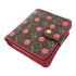 LOUIS VUITTON LV GHW Cherry Compact Zip Wallet M95005 Monogram Brown Red