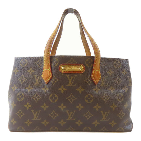 LOUIS VUITTON LV GHW Wilshire PM Handbag Shoulder Bag M40595 Monogram Brown