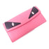 FENDI SHW Long Wallet Calfskin Leather Pink