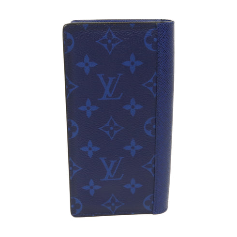 LOUIS VUITTON LV SHW Brazza Long Wallet M30297 Taigarama Blue
