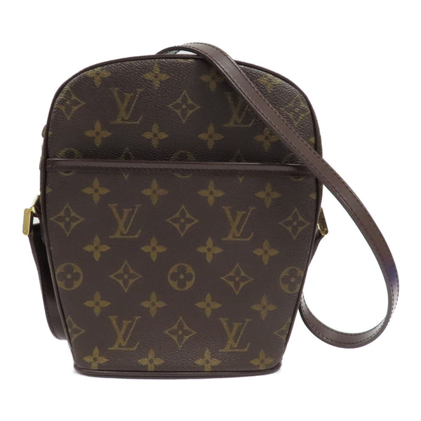 LOUIS VUITTON LV GHW Ipanema PM Shoulder Bag Monogram Brown