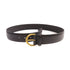 GUCCI GG GHW GG Marmont Wide Belt Size #85 Calfskin Leather 573325 Black