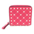 Valentino Garavani Rockstud Zipper Wallet Calfskin Leather QW1P0548UWJ Pink